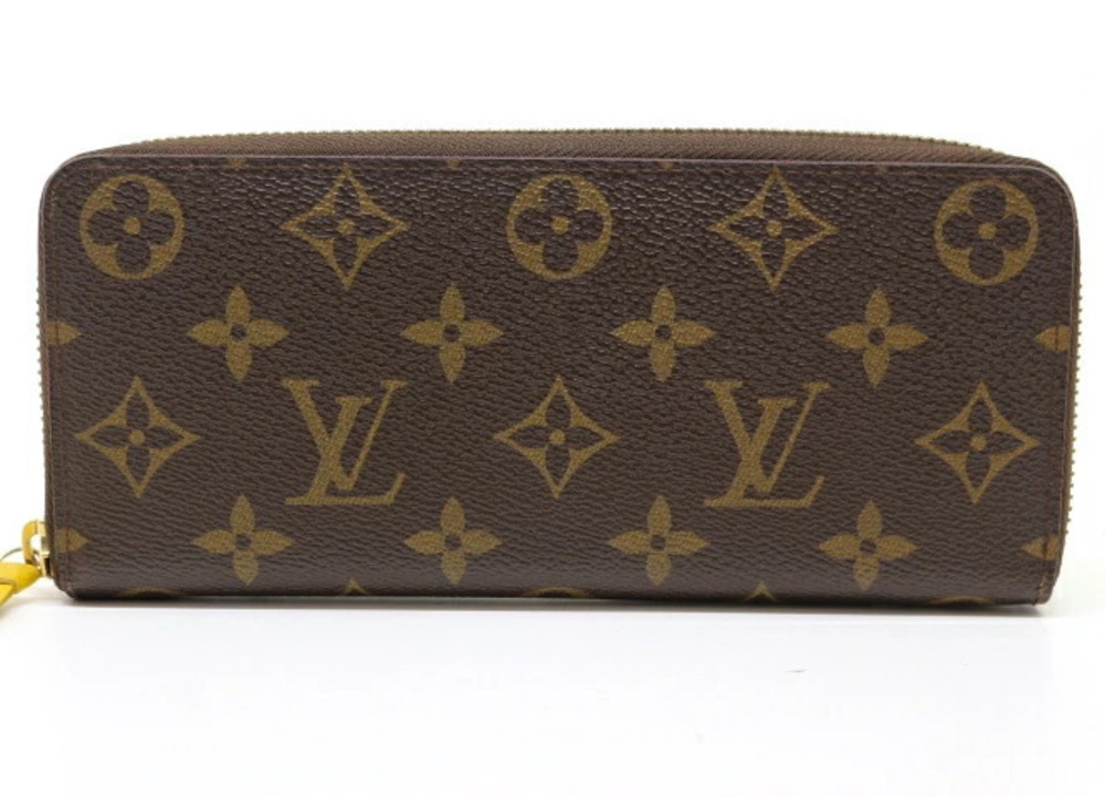 LOUIS VUITTON Portefeuille Clemence Monogram Mimosa Yellow